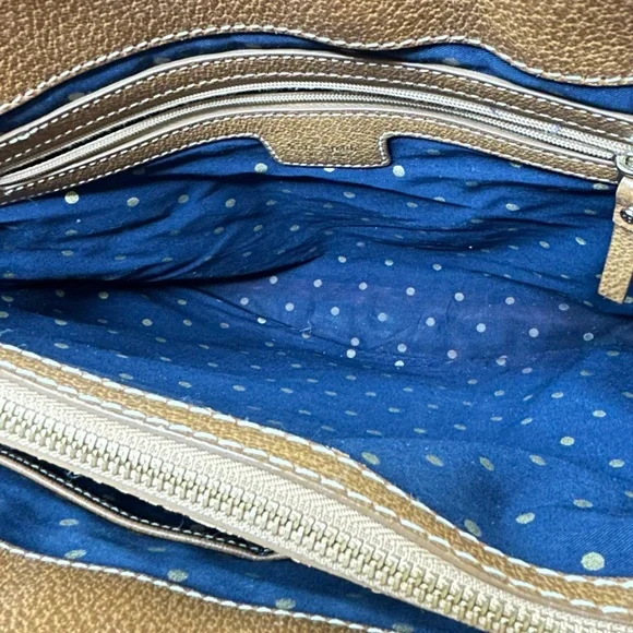 Kate Spade Brown Satchel with Gold Hardware - Picture 8 of 8